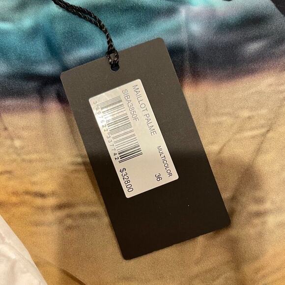 Zadig & Voltaire Malliot Palm Tree Swimsuit. - Picture 10 of 12